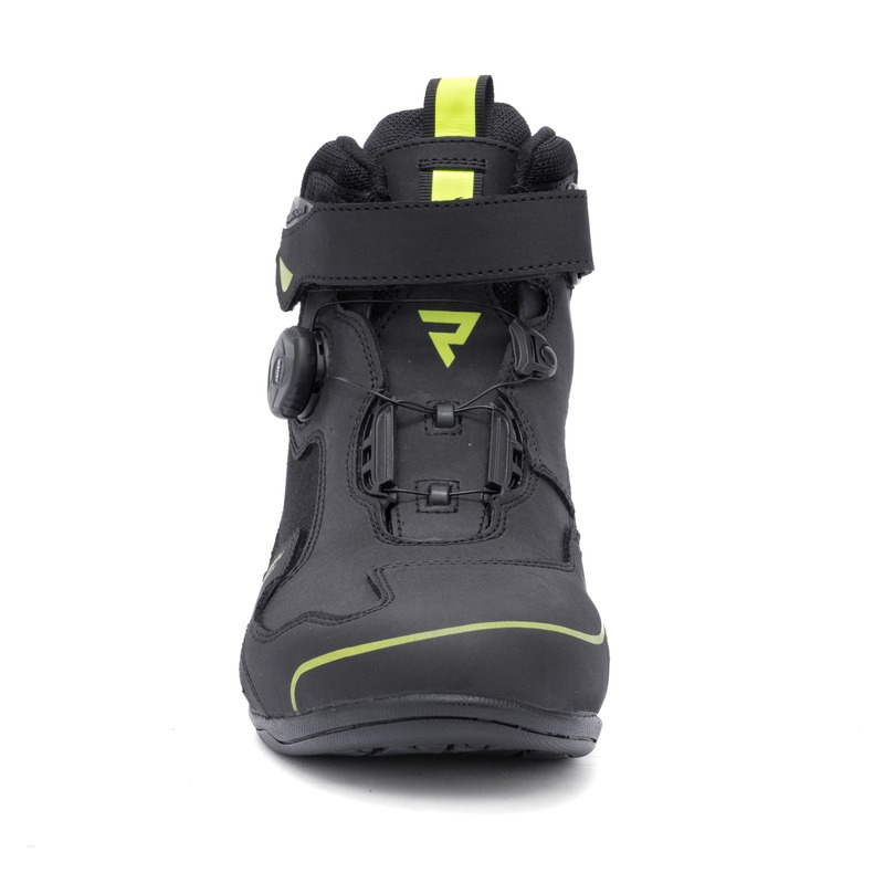 Botas de moto Rebelhorn Spark II negro-amarillo fluo - 2ª calidad - II. calidad
