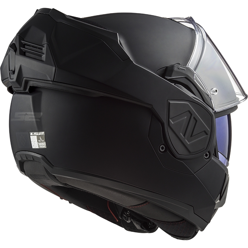 Casco de moto abatible LS2 FF906 Advant Noir-06 negro - II. calidad