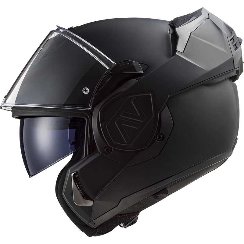 Casco de moto abatible LS2 FF906 Advant Noir-06 negro - II. calidad