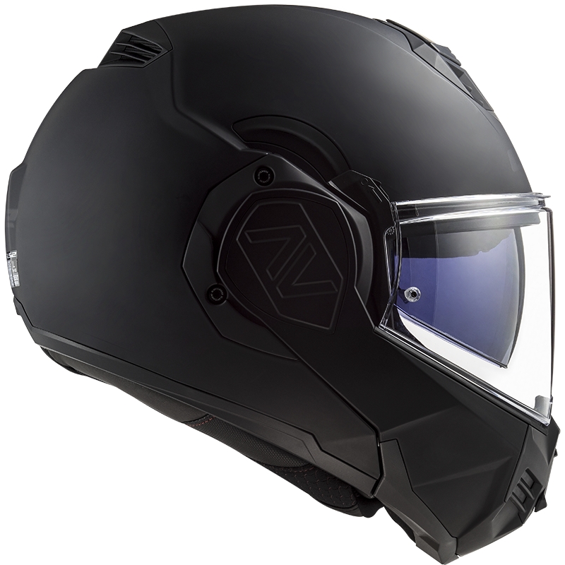 Casco de moto abatible LS2 FF906 Advant Noir-06 negro - II. calidad