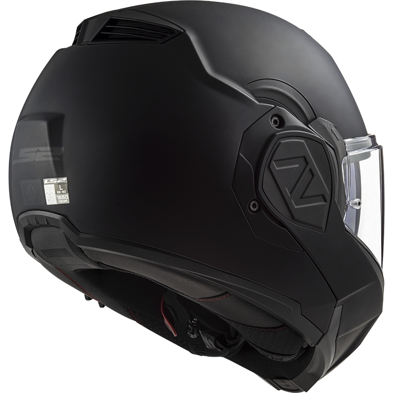 Casco de moto abatible LS2 FF906 Advant Noir-06 negro - II. calidad