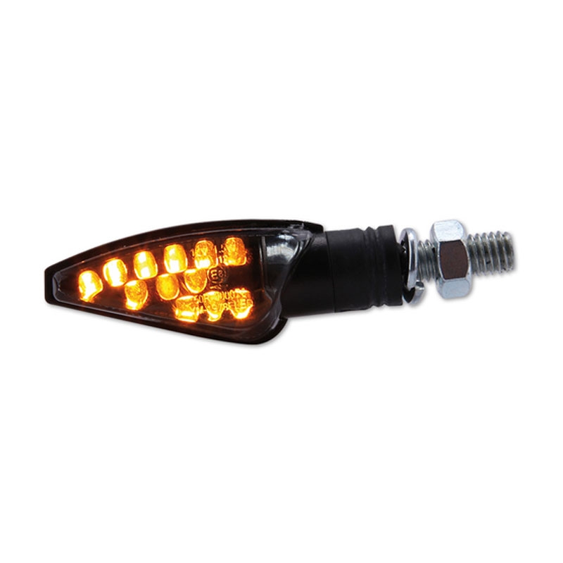 Intermitentes para motocicleta Highsider Smart Toledo LED negros
