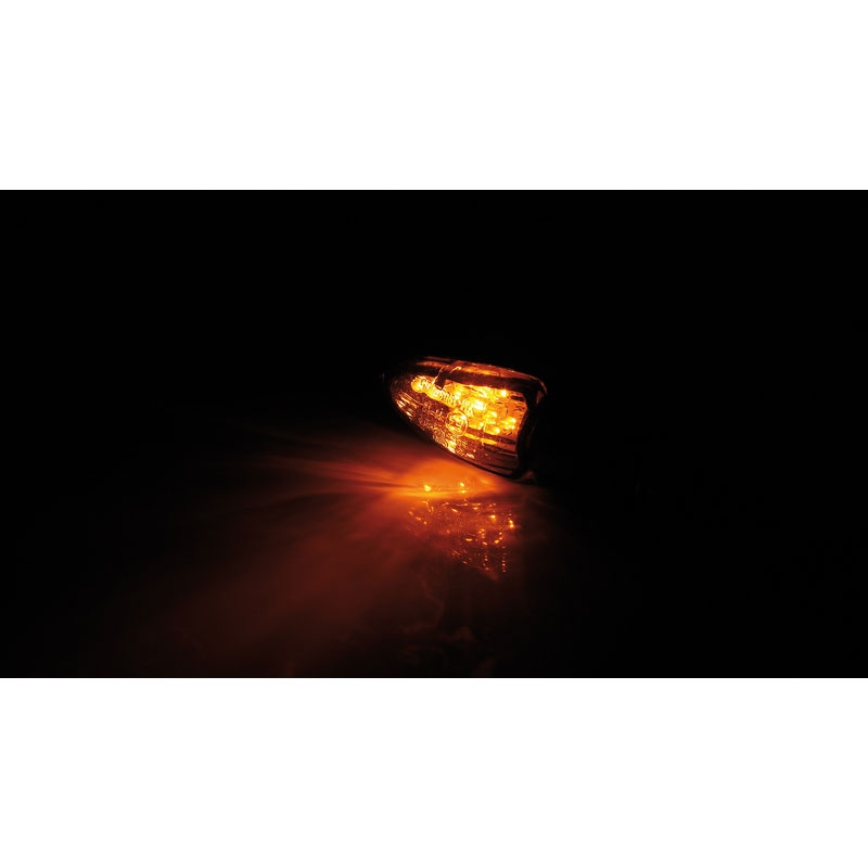 Intermitentes para motocicleta Highsider Smart Lizzard LED negros