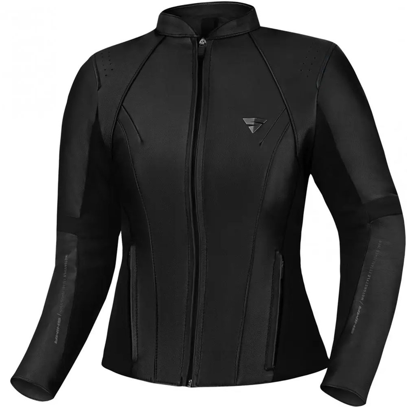 Chaqueta de moto Shima Monaco 2.0 para mujer, color negro