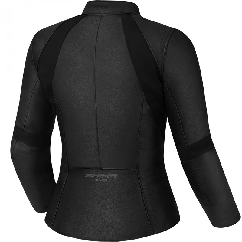 Chaqueta de moto Shima Monaco 2.0 para mujer, color negro