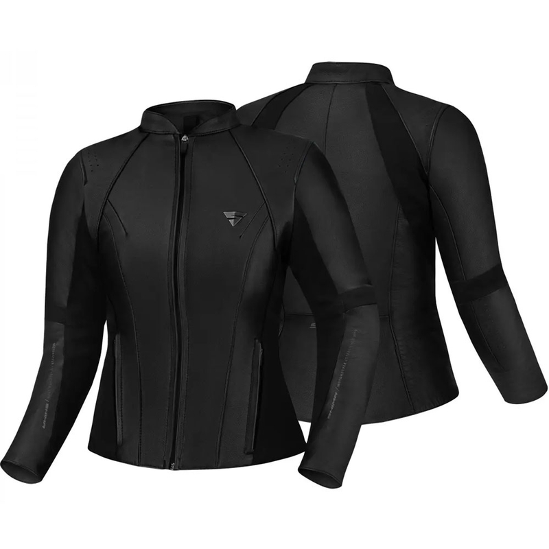 Chaqueta de moto Shima Monaco 2.0 para mujer, color negro
