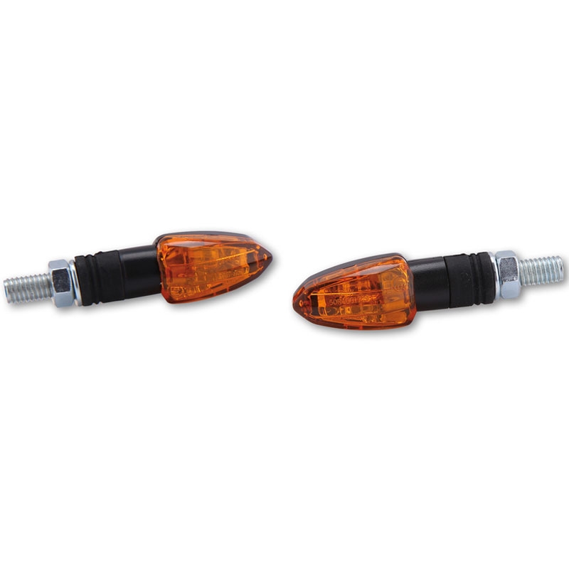 Intermitentes para moto Highsider Smart Lizzard 12V negro-naranja