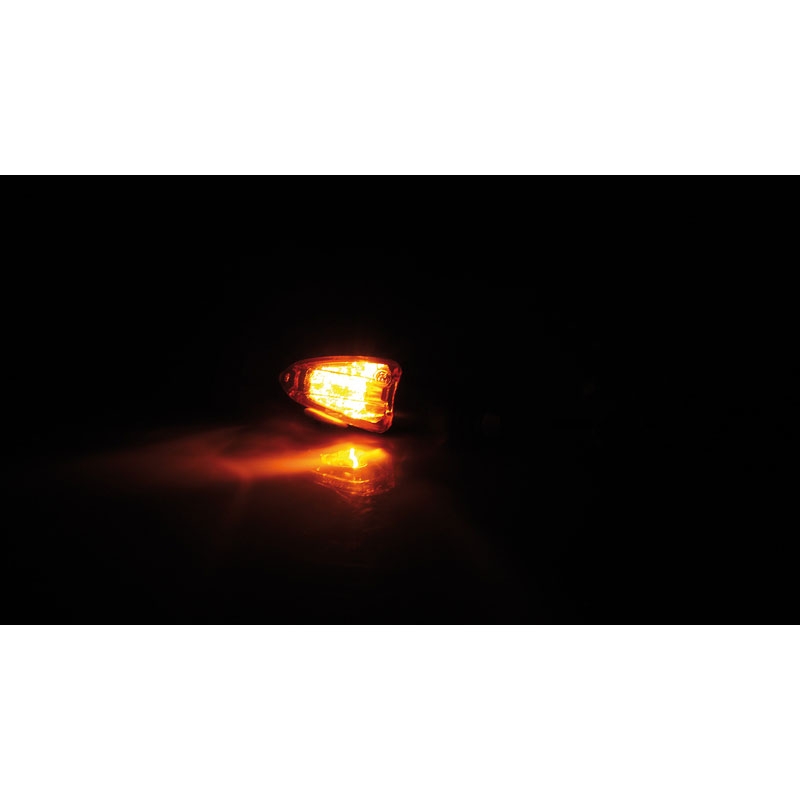 Intermitentes para moto Highsider Smart Lizzard 12V negro-naranja