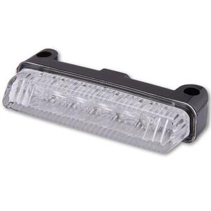 Luz trasera LED Highsider Smart Mini para motocicleta, color negro y transparente