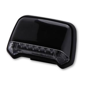 Luz trasera LED inteligente para motocicleta Highsider para montaje en guardabarros, negra