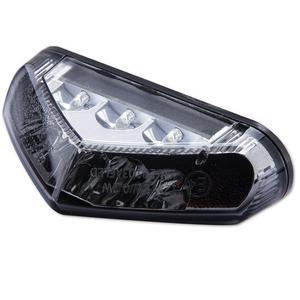 Luz trasera LED inteligente para motocicleta Highsider negra y transparente