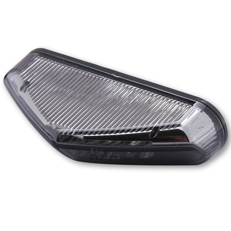 Luz trasera LED inteligente para motocicleta Highsider negra y transparente