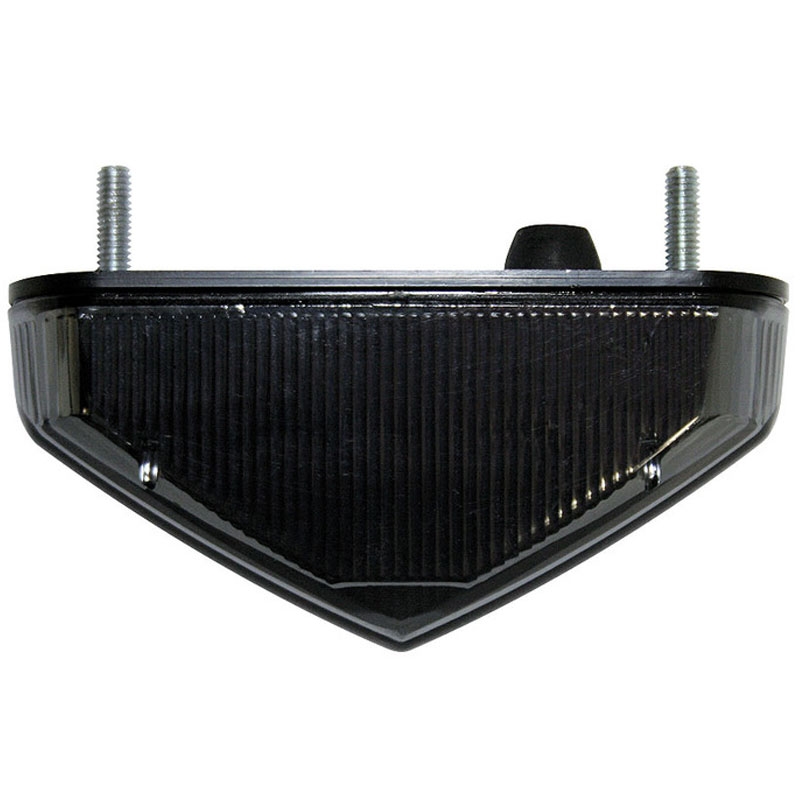 Luz trasera LED inteligente para motocicleta Highsider negra y transparente