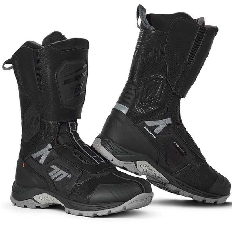 Botas de moto SEVENTY DEGREES SD-BA6 Stelvio High negro-gris