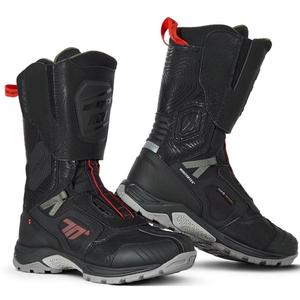 Botas de moto SEVENTY DEGREES SD-BA6 Stelvio High negro-rojo-verde