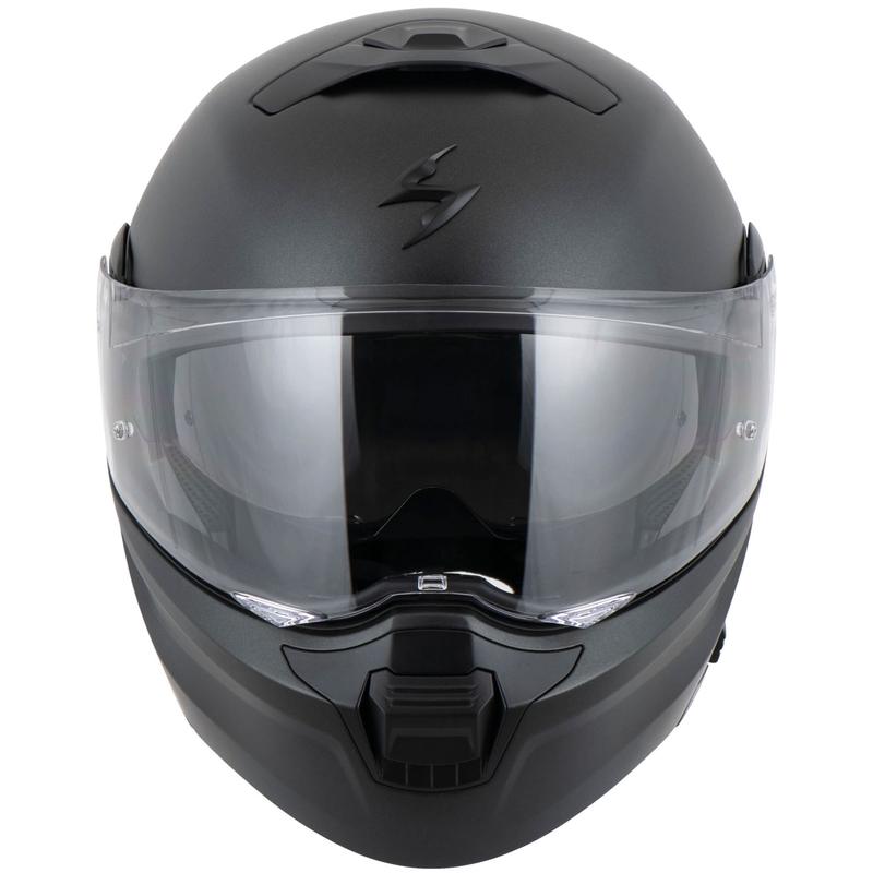 Casco de moto abatible Scorpion EXO-930 EVO Solid negro mate