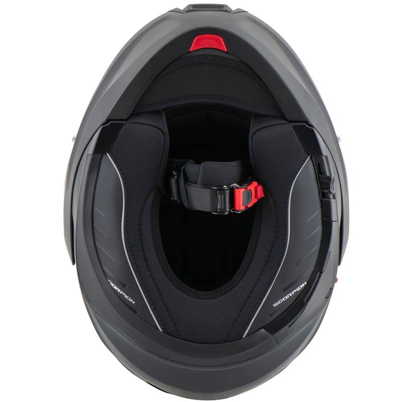 Casco de moto abatible Scorpion EXO-930 EVO Solid negro mate
