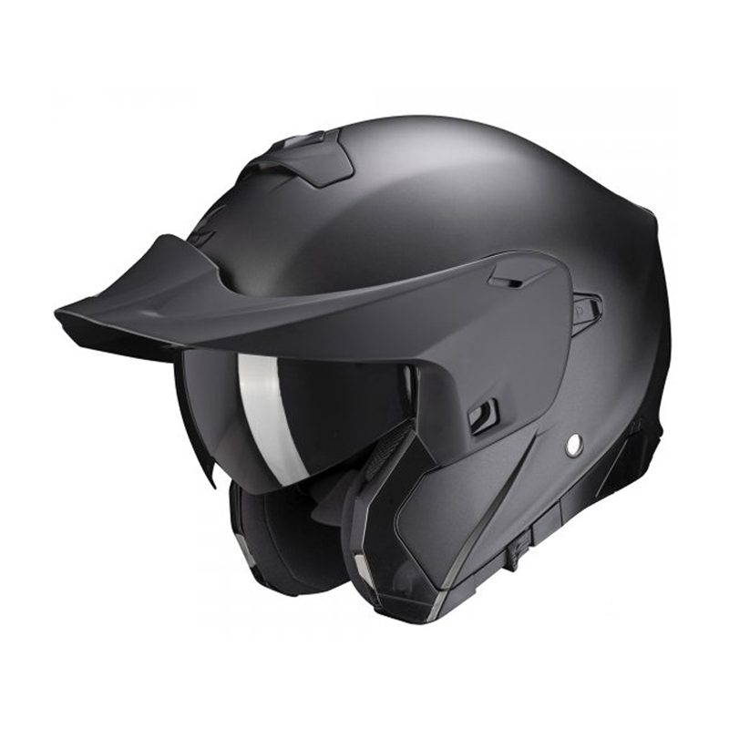 Casco de moto abatible Scorpion EXO-930 EVO Solid negro mate