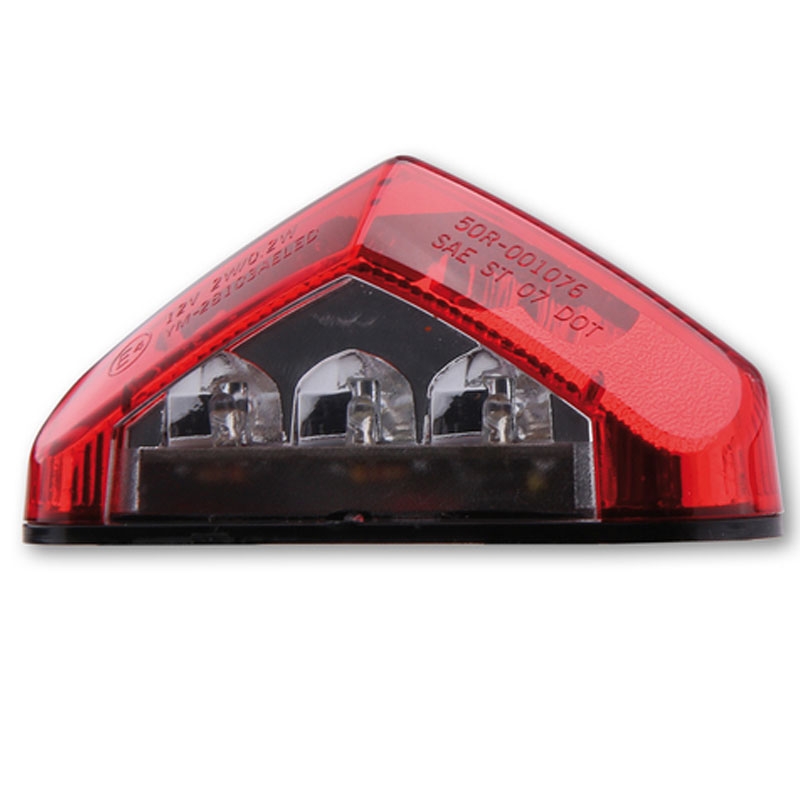 Luz trasera LED inteligente para motocicleta Highsider roja