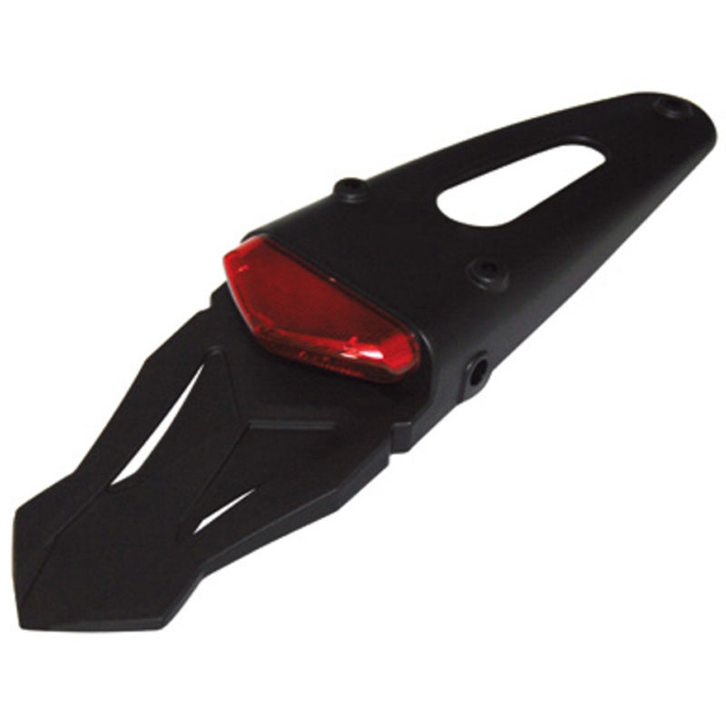 Luz trasera LED inteligente para motocicleta Highsider con marco de plástico, color negro y rojo