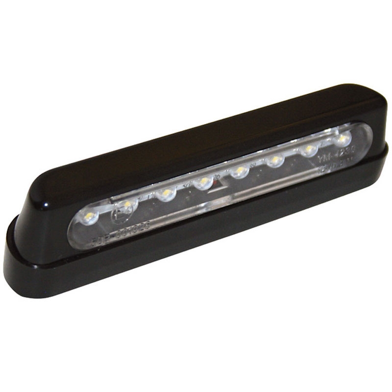 Luz de matrícula Highsider Smart LED negro ahumado