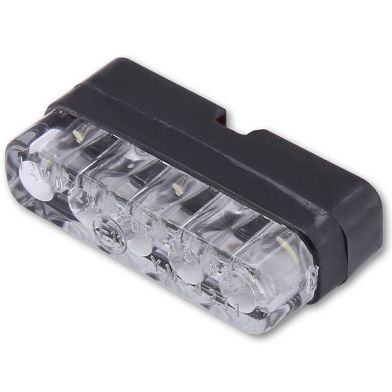 Iluminación de matrícula Highsider Smart Mini LED diodos negro-transparente