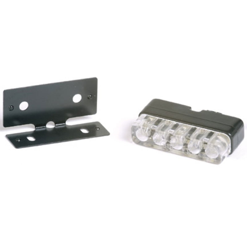 Iluminación de matrícula Highsider Smart Mini LED diodos negro-transparente