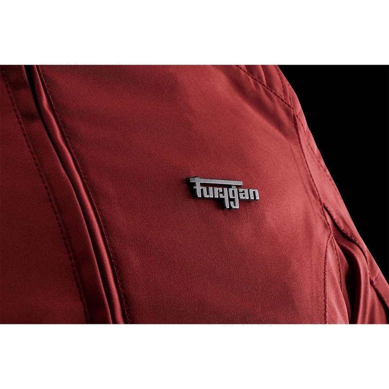 Chaqueta de moto Furygan Jody para mujer, color rojo