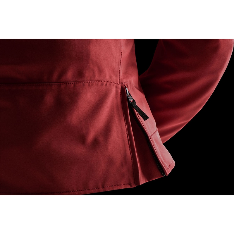 Chaqueta de moto Furygan Jody para mujer, color rojo