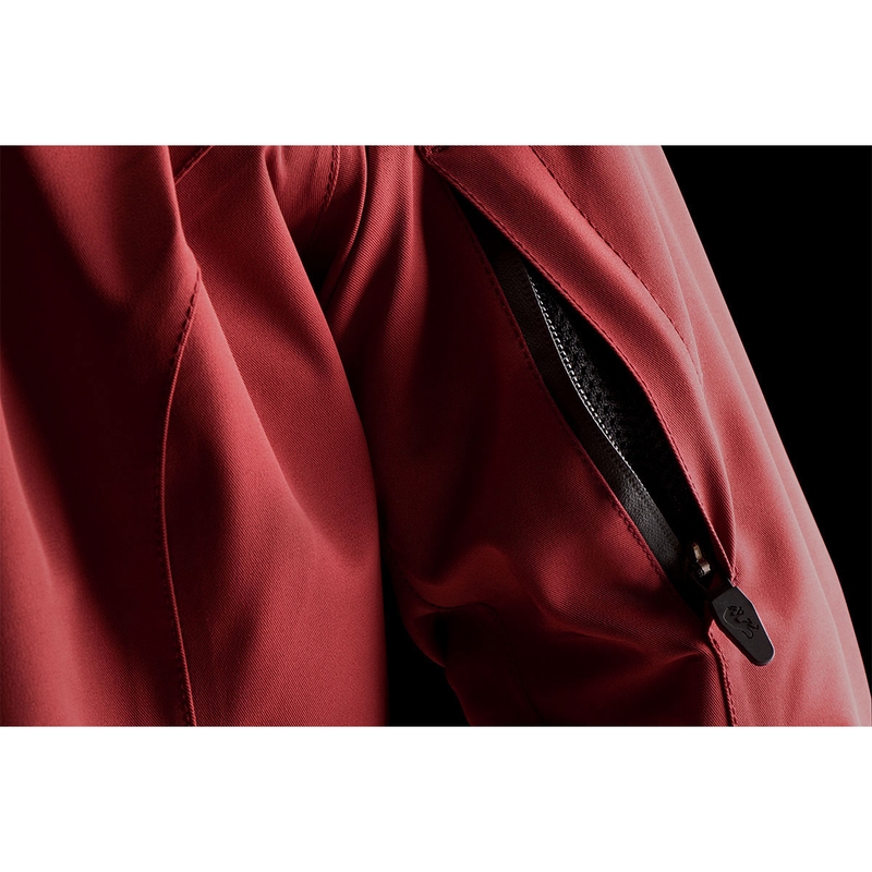 Chaqueta de moto Furygan Jody para mujer, color rojo