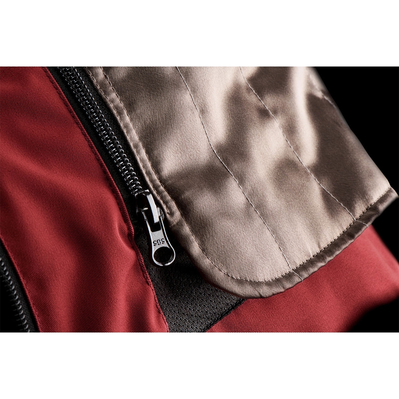 Chaqueta de moto Furygan Jody para mujer, color rojo