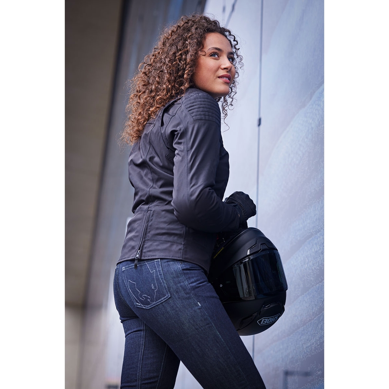 Chaqueta de moto para mujer Furygan Jody negra