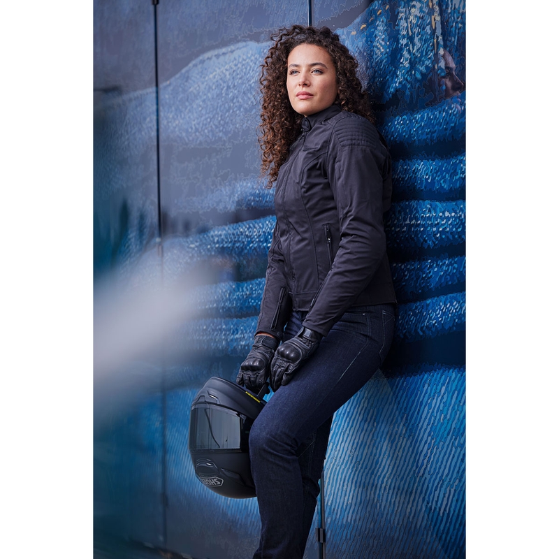Chaqueta de moto para mujer Furygan Jody negra