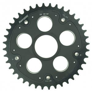 Rear sprocket STEALTH with alloy disc SUPERSPROX černá 40 zubů, 520