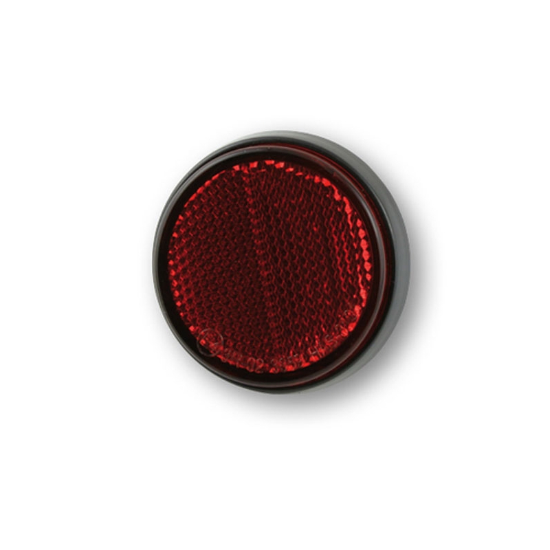 Reflector redondo Highsider Smart con rosca, rojo