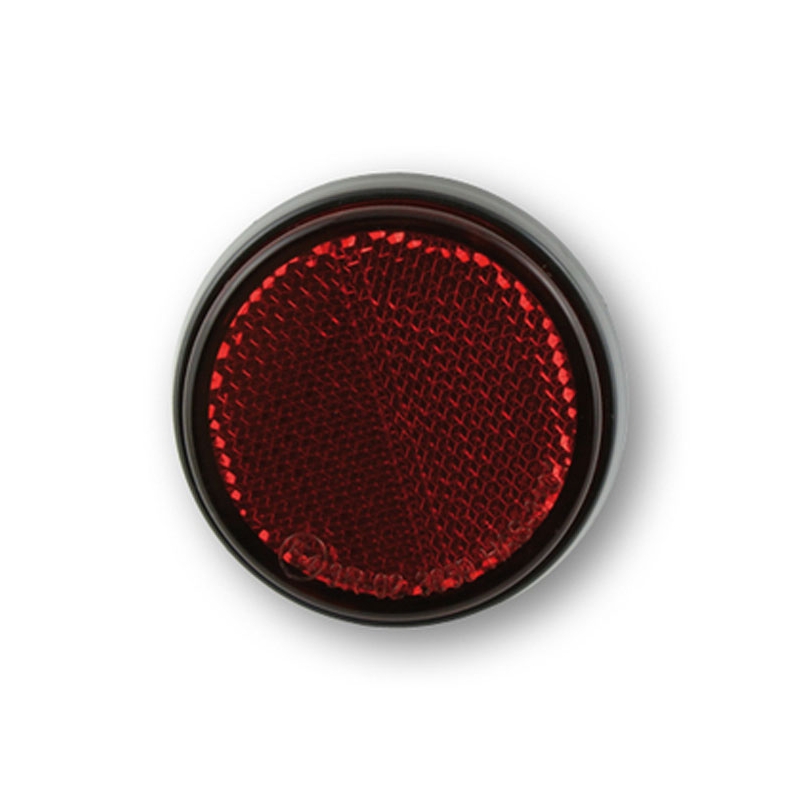 Reflector redondo Highsider Smart con rosca, rojo