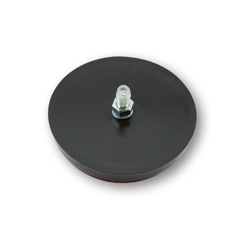 Reflector redondo Highsider Smart con rosca, rojo