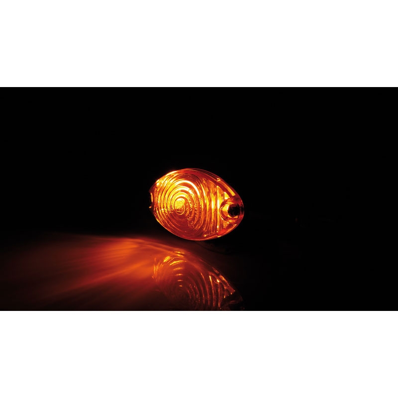 Intermitentes para moto Highsider Smart Cateye Mini naranja