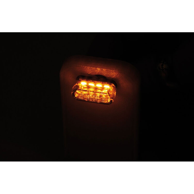 Intermitentes para motocicleta Highsider Smart Module 1 Pro LED gris humo