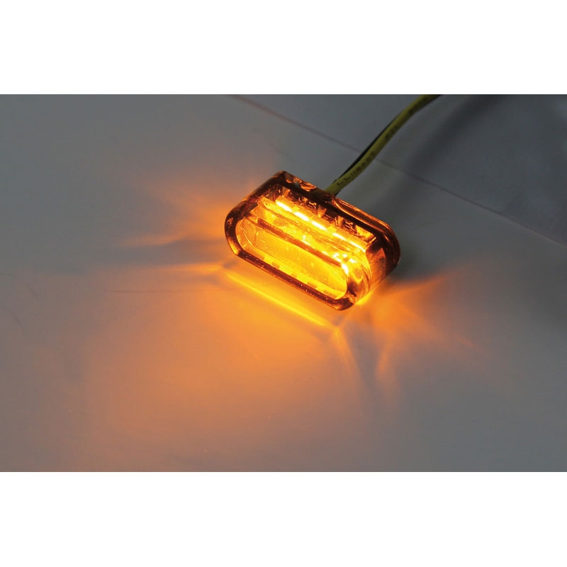 Intermitentes para motocicleta Highsider Smart Module 1 LED gris humo