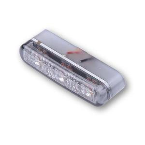 Intermitentes para motocicleta Highsider Smart Shorty 2 Pro Módulo 3 en 1 gris humo