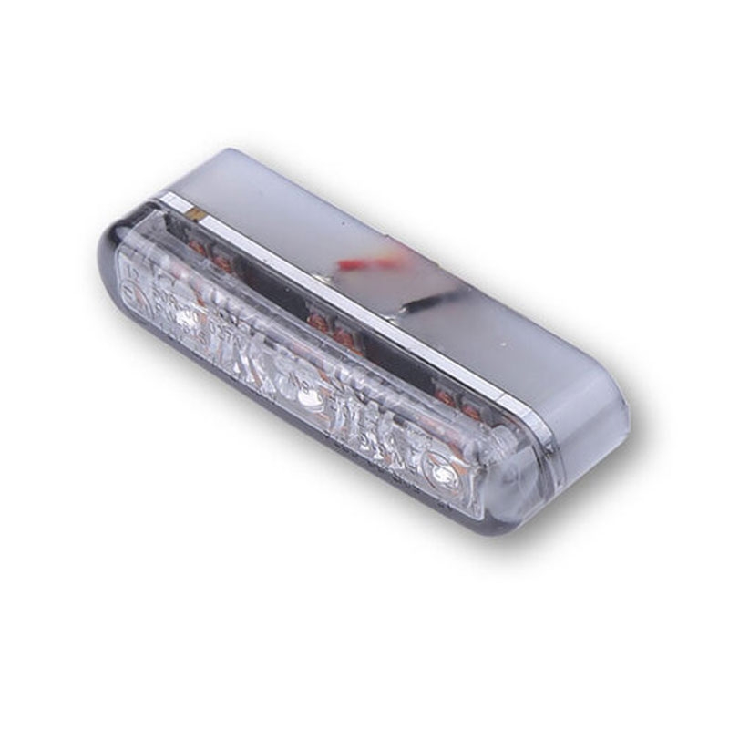 Intermitentes para motocicleta Highsider Smart Shorty 2 Pro Módulo 3 en 1 gris humo