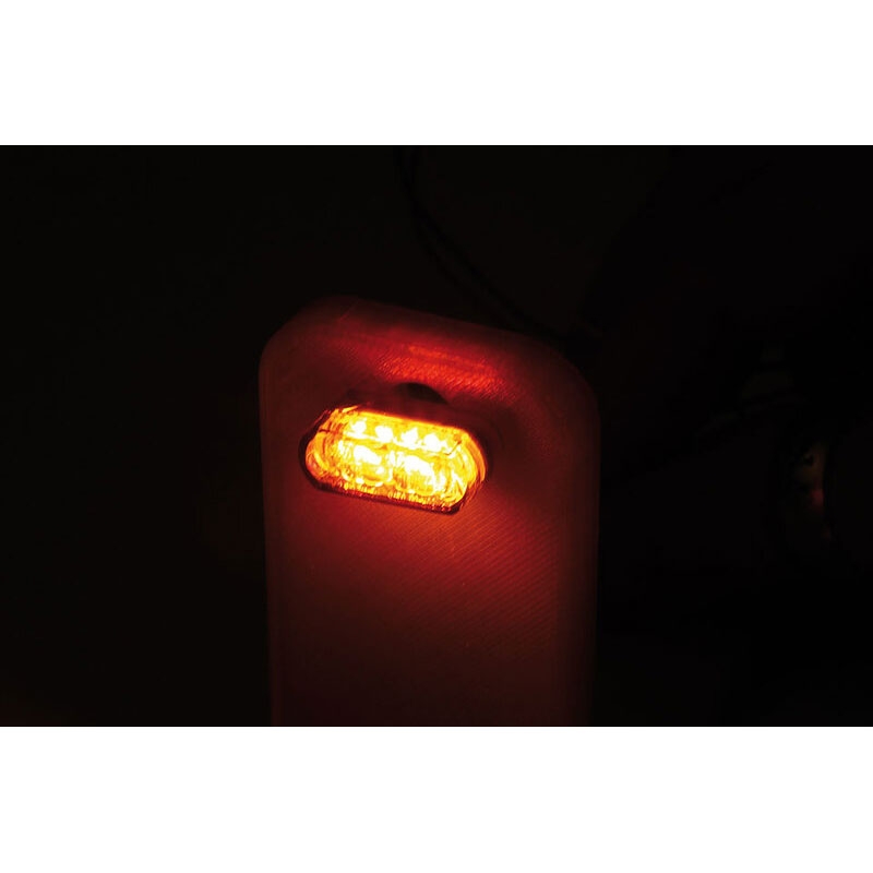 Intermitentes para motocicleta Highsider Smart Module 1 Pro LED 3 en 1 gris humo