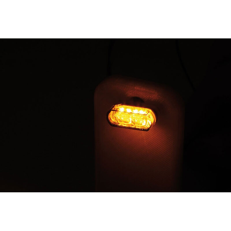 Intermitentes para motocicleta Highsider Smart Module 1 Pro LED 3 en 1 gris humo