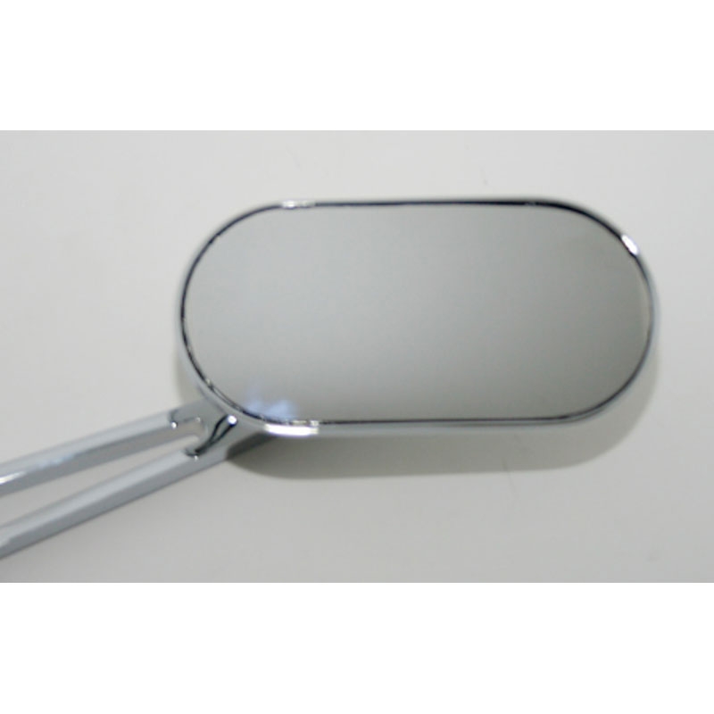 Espejo retrovisor Highsider Smart Oval izquierdo/derecho cromado