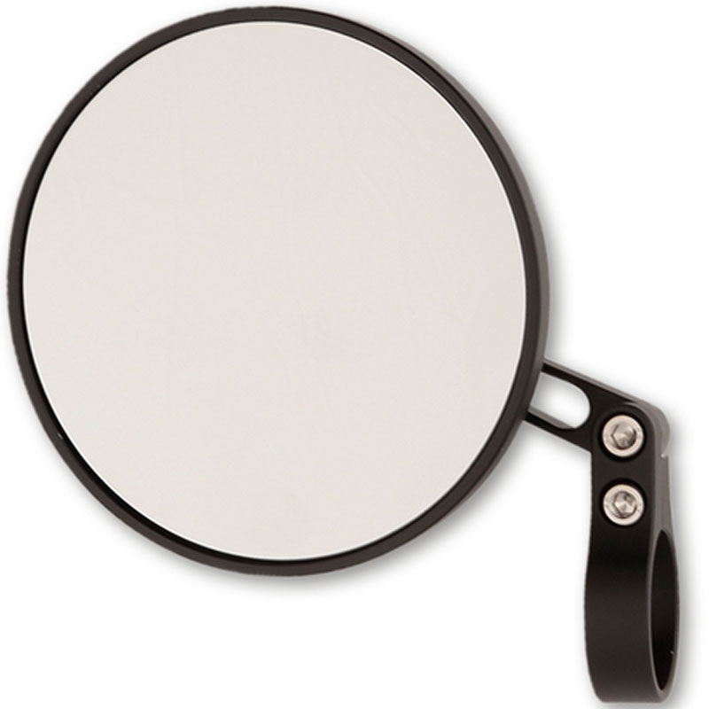 Espejo retrovisor Highsider Pro Retro Short izquierdo/derecho negro mate