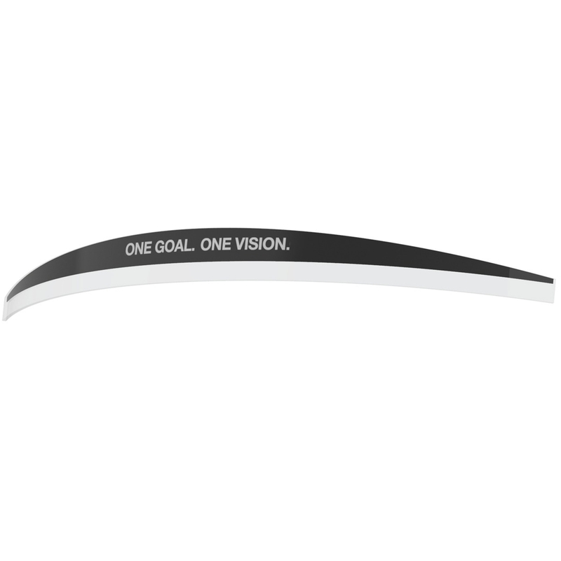 Limpiaparabrisas de repuesto para el sistema Roll-off Wide Vision para gafas Alpinestars Vision 8/5/3, color negro