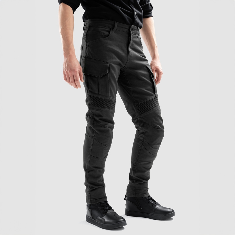 Vaqueros de moto Ozone Faster TP negros