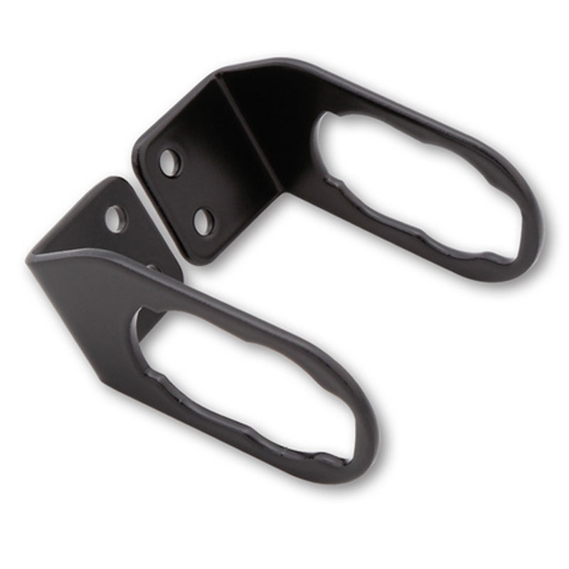 Soporte de intermitentes Highsider Pro original para matrícula de motocicleta Kawasaki, color negro