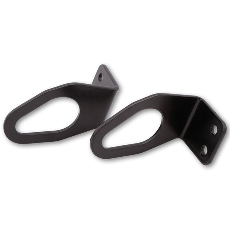 Soporte de intermitentes Highsider Pro original para matrícula de motocicleta Yamaha, negro